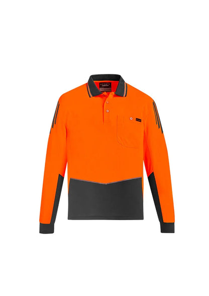 Mens Hi Vis Flux L/S Polo ZH310 - PrintaPromo