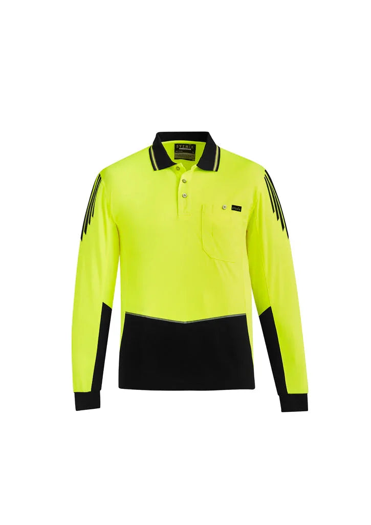 Mens Hi Vis Flux L/S Polo ZH310 - PrintaPromo
