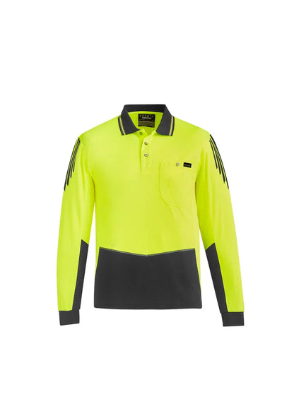 Mens Hi Vis Flux L/S Polo ZH310 - PrintaPromo