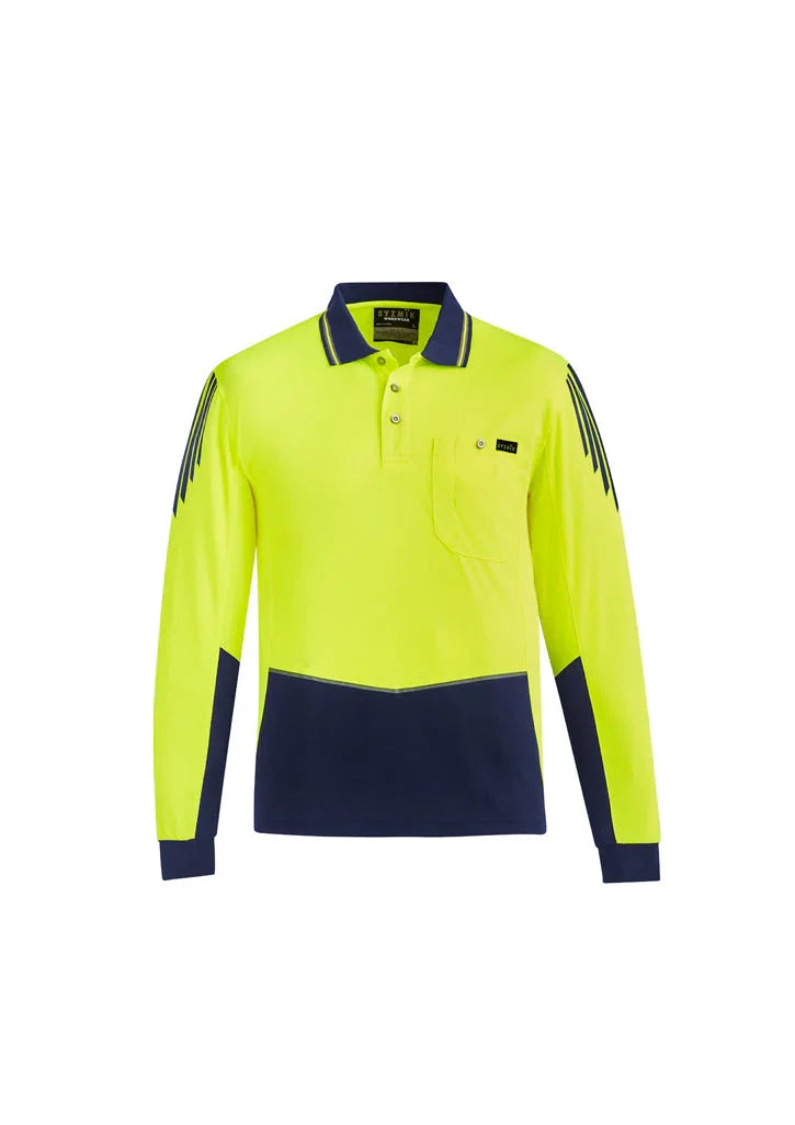 Mens Hi Vis Flux L/S Polo ZH310 - PrintaPromo
