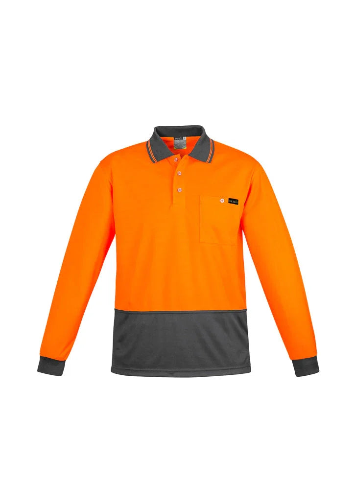 Mens Comfort Back L/S Polo ZH410 - PrintaPromo