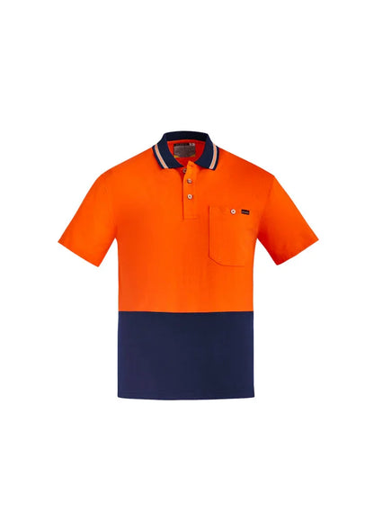 Mens Hi Vis Cotton S/S Polo ZH435 - PrintaPromo