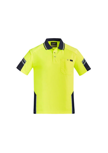 Mens Reinforced Hi Vis Squad S/S Polo ZH465 - PrintaPromo