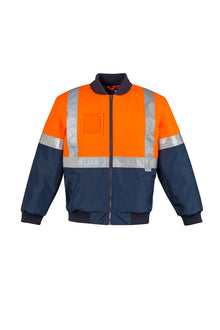 Mens HI Vis Quilted Flying Jacket ZJ351 - PrintaPromo