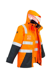 Mens Hi Vis 4 in 1 Waterproof Jacket ZJ532 - PrintaPromo