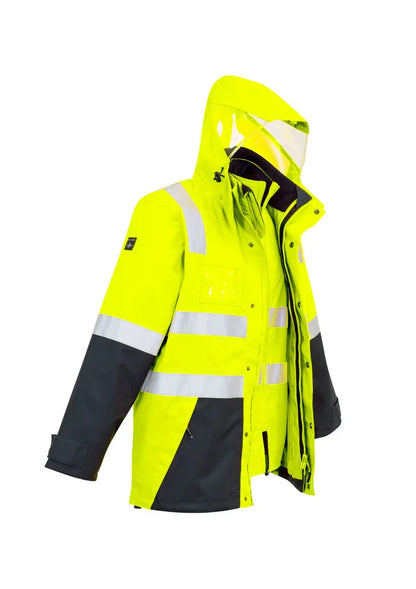 Mens Hi Vis 4 in 1 Waterproof Jacket ZJ532 - PrintaPromo