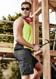 Mens Streetworx Stretch Work Board Short ZS240 - PrintaPromo