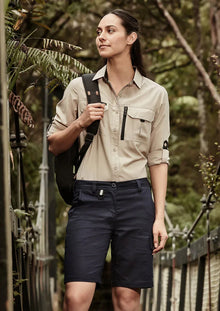 Womens Rugged Cooling Vented Short ZS704 - PrintaPromo