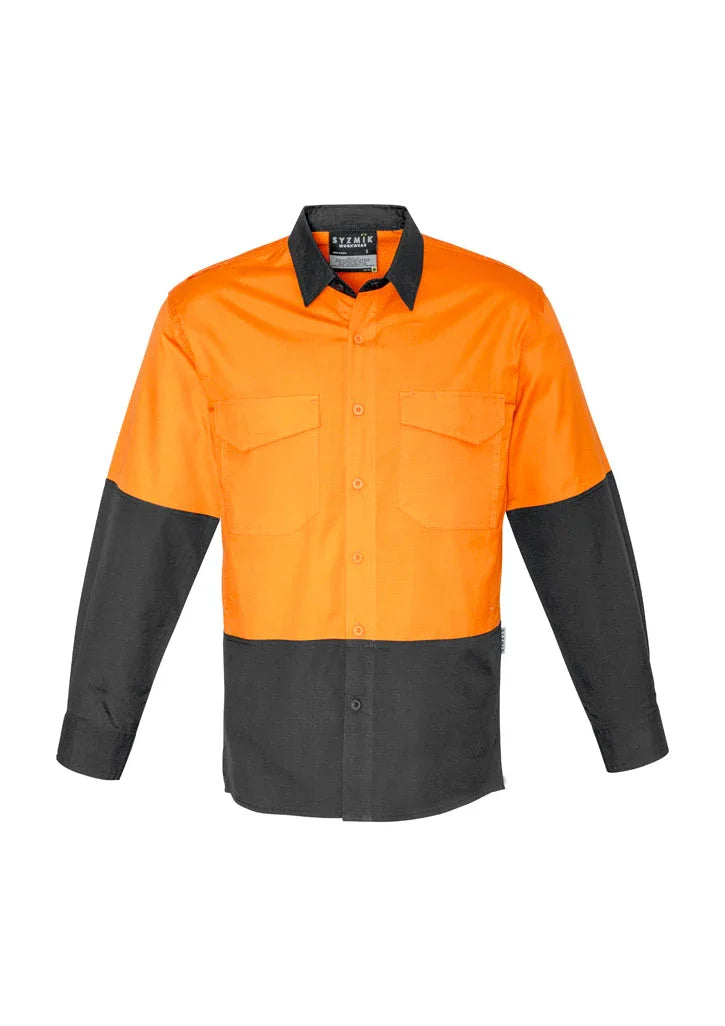 Mens Rugged Cooling Hi Vis Spliced Shirt ZW128 - PrintaPromo