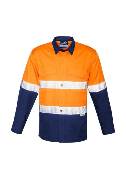Mens Rugged Cooling Taped Hi Vis Spliced Shirt ZW129 - PrintaPromo