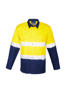 Mens Rugged Cooling Taped Hi Vis Spliced Shirt ZW129 - PrintaPromo