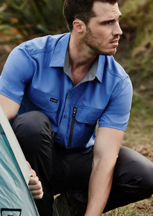 Mens Outdoor S/S Shirt ZW465 - PrintaPromo