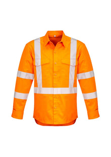 Mens Hi Vis X Back Taped Shirt ZW690 - PrintaPromo