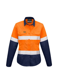 Womens Rugged Cooling Taped Hi Vis Spliced Shirt ZW720 - PrintaPromo