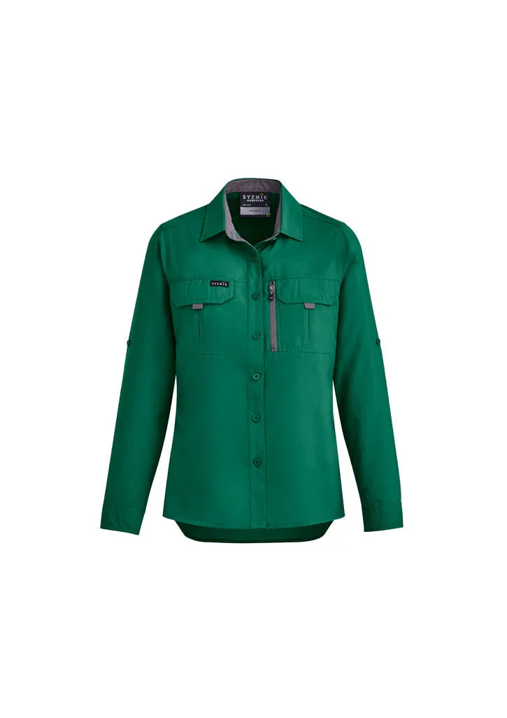Womens Outdoor L/S Shirt ZW760 - PrintaPromo