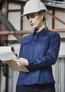Womens Lightweight Tradie L/S Shirt ZWL121 - PrintaPromo