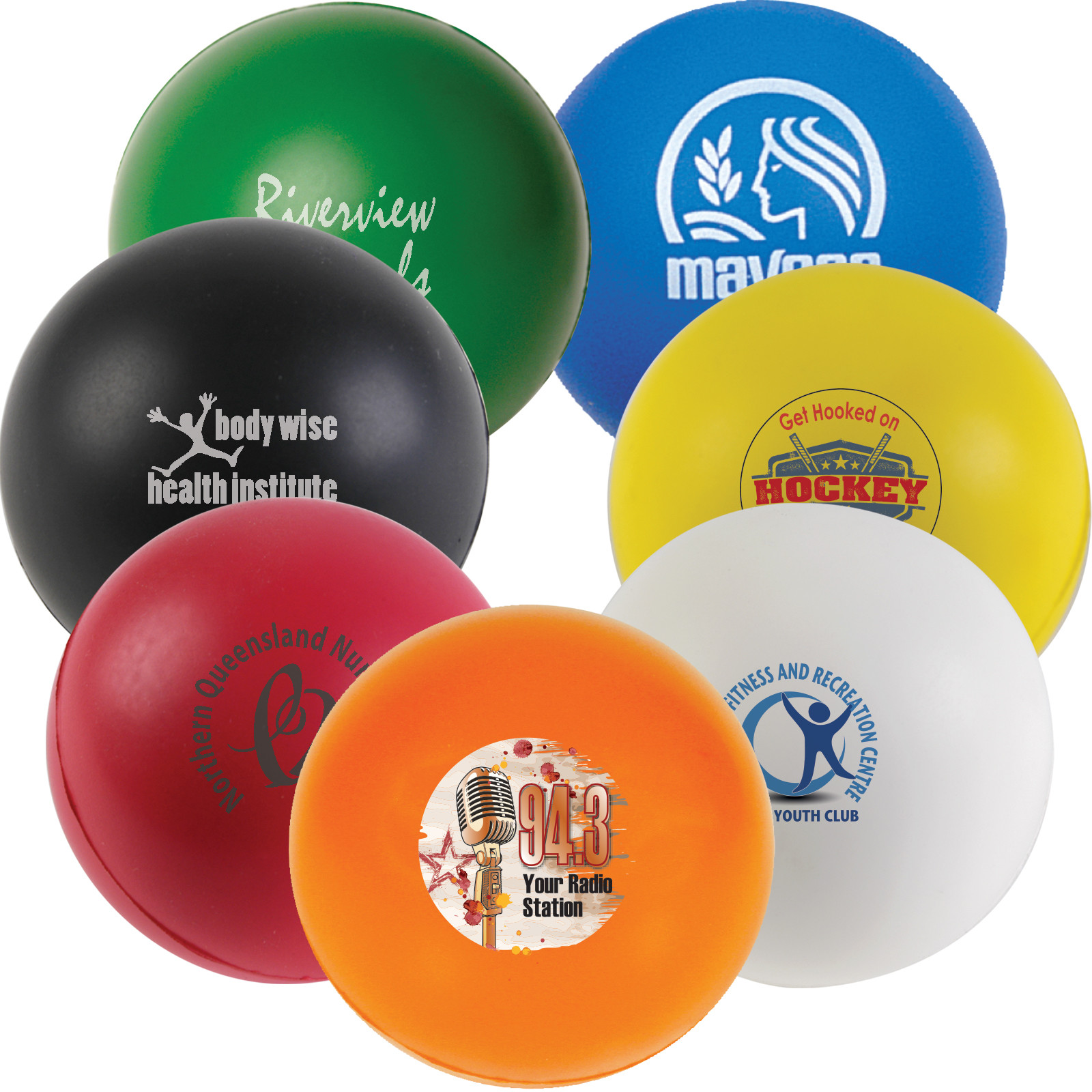 LL600 Round Ball Stress Reliever Full Colour