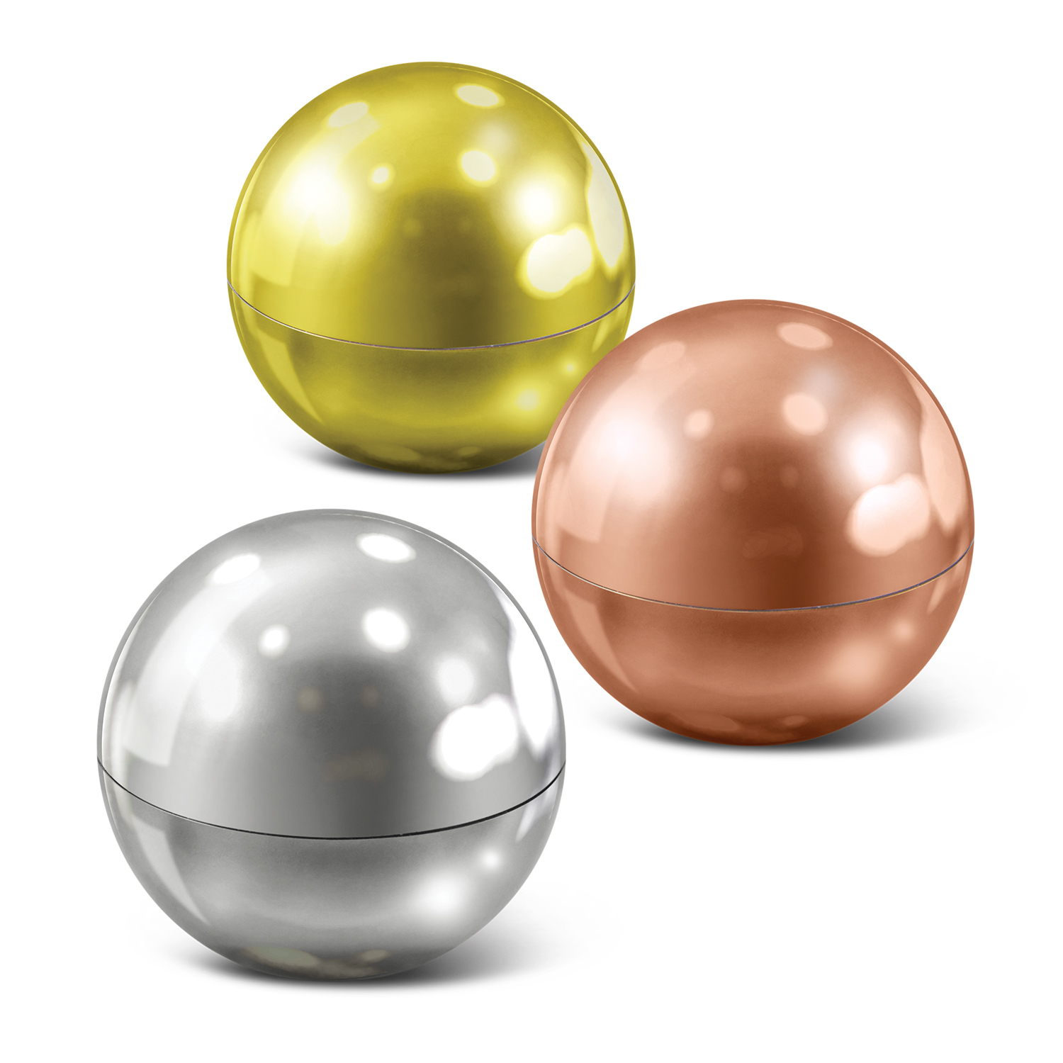 116904 Metallic Lip Balm Ball