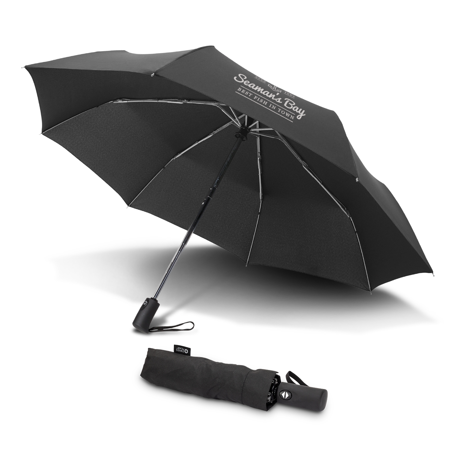 116493 Swiss Peak Foldable Umbrella